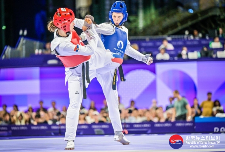 기사 2024.08.21.(수) 4-2 (사진 2) Paris 2024 Olympic Taekwondo competition, Day 3 Golds Go to Hungary and Tunisia.JPG