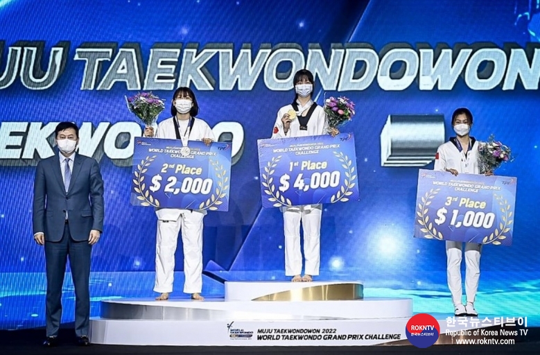 기사 2022.06.11.(토) 3-4 (사진) China and Korea dominate second day of Muju Taekwondowon 2022 World Taekwondo Grand Prix Challenge  .jpg